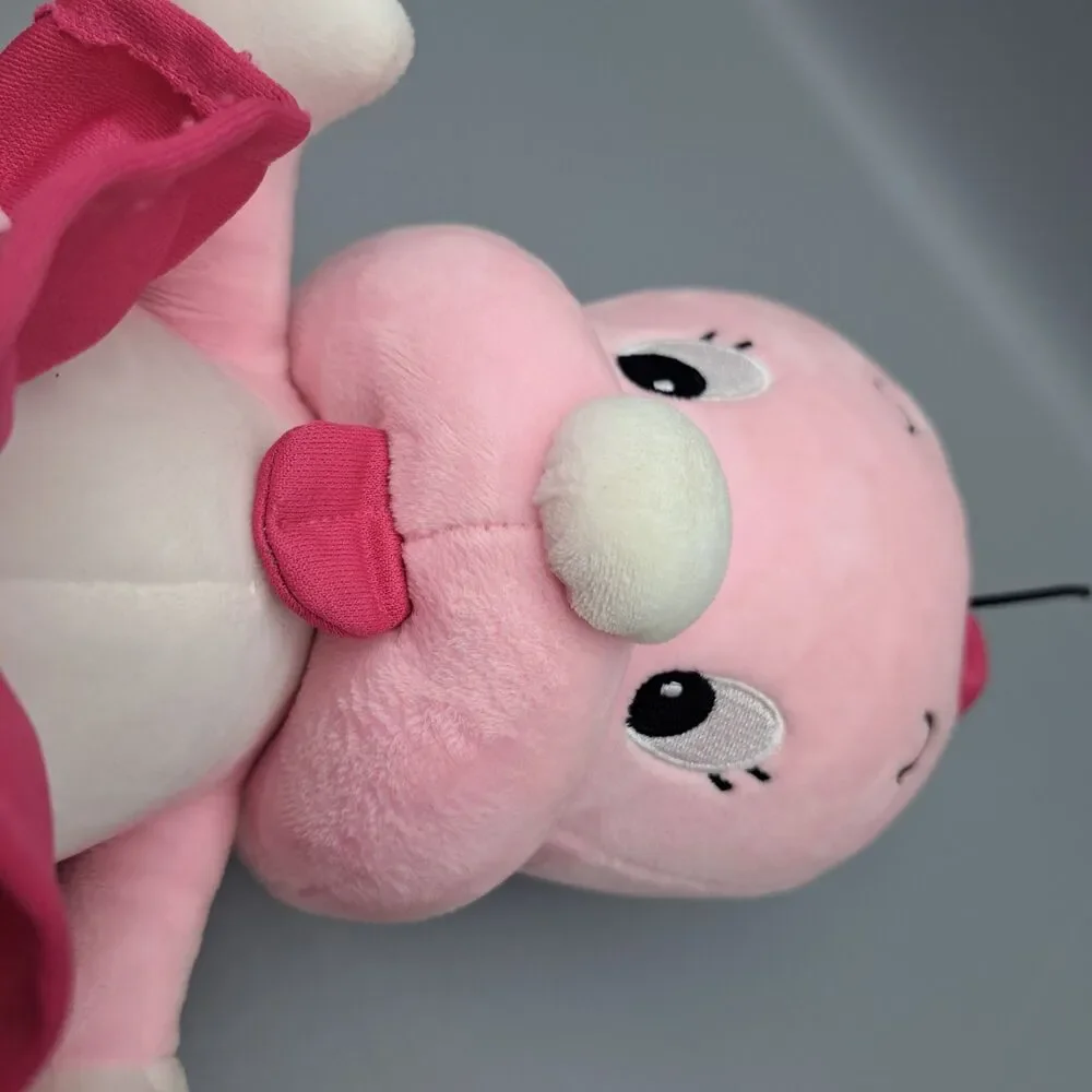 Dooly Nara Plush Pink Little Dinosaur Gong Sil Gong-Shil Stuffed Animal